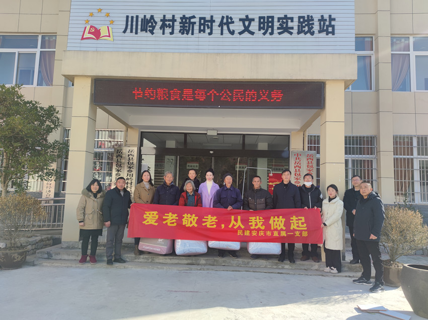 民建安庆市委直属一支部——回报家乡，造福桑梓。