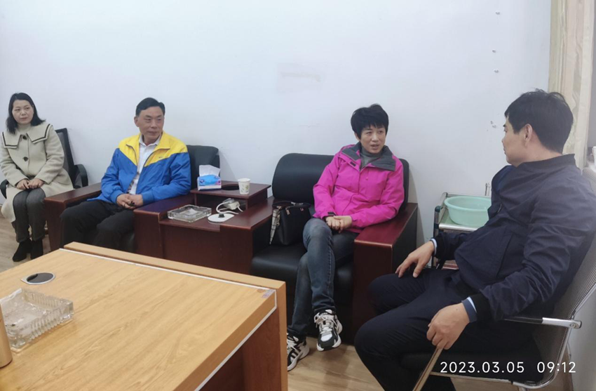 朱菊云出席民建宜秀区委三支部调研走访活动