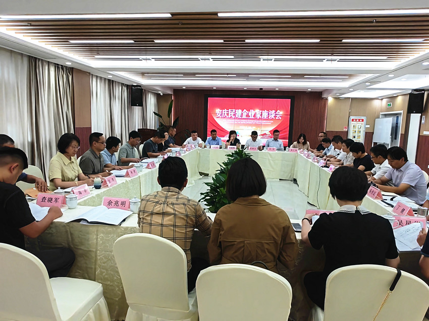 徐雄出席安庆民建企业家座谈会